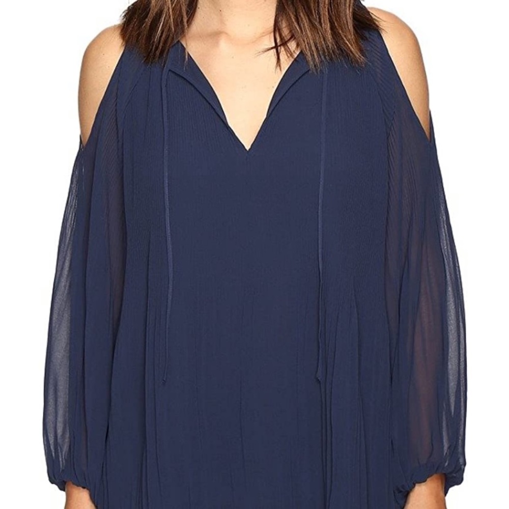 Sanctuary • Open Shoulder Pleated Blouse